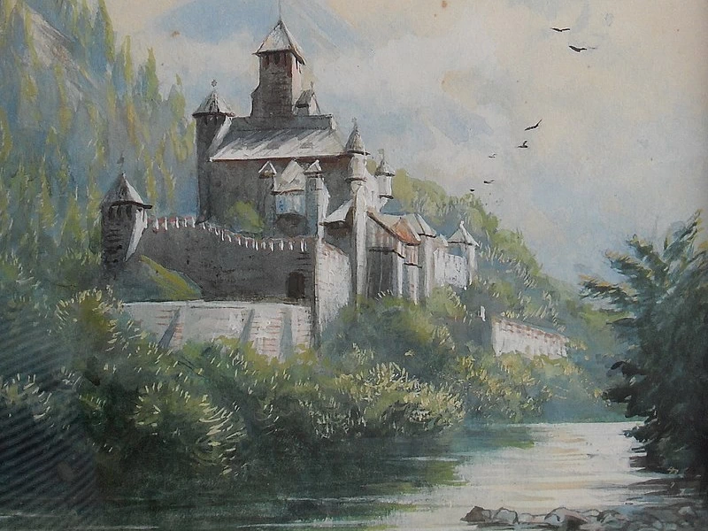 1853-Edgar Meyer - Castello di Welfenstein (di Meyer, c. 1905)